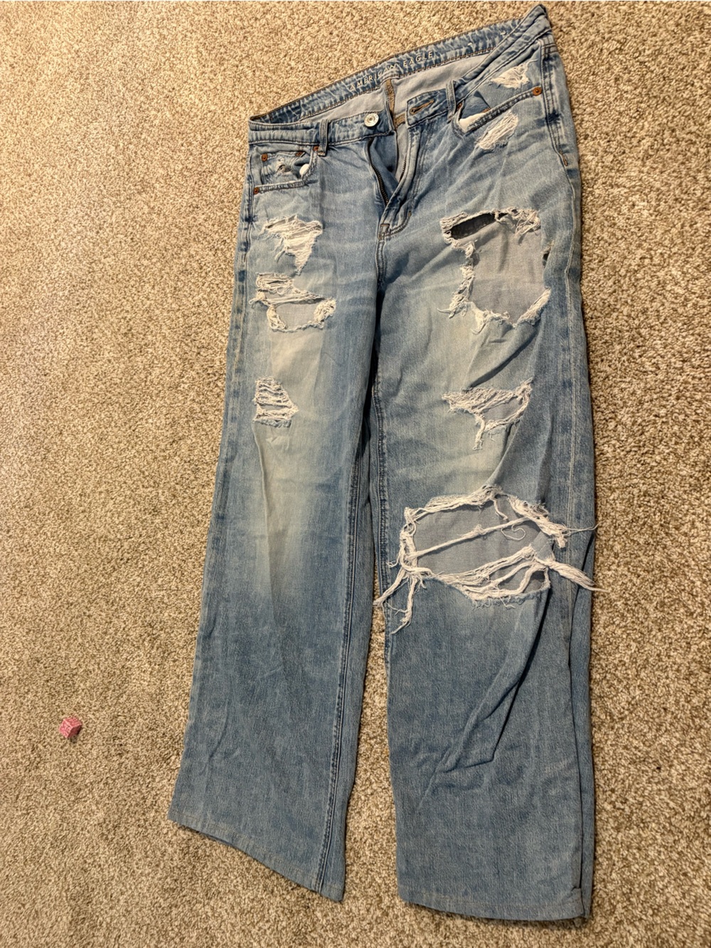 American Eagle Outfitters Distressed Skater Jeans